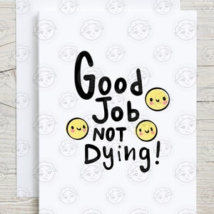 Funny Cancer Card - Cancer Greeting Card - Funny Cancer Gift - Cancer Support - Cancer Fighter - End of Chemo Card - Cancer Survivor Card