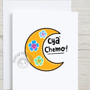 End of Chemo Card  - End of Chemo Celebration - Cancer Card - Chemo Card - Funny Cancer Gift - Cancer Survivor - Cancer Support Card