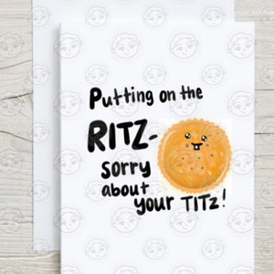 Breast Cancer Card Funny - Breast Cancer Support Card - Breast Cancer Gift - Funny Cancer Card - Breast Cancer Funny Gift - Cancer Card
