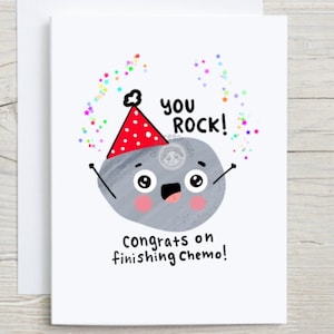 End of Chemo Card  - End of Chemo Celebration - Cancer Card - Chemo Card - Funny Cancer Gift - Cancer Survivor - Cancer Support Card