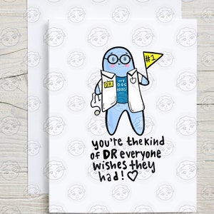 Doctor Thank You Card  - Oncologist Card - Doctor Thank You Gift - Doctor Card - Doctor Appreciation Gift - Doctor Greeting Card