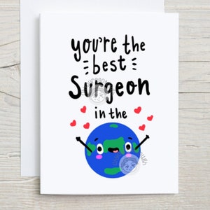 Surgeon Card Funny - Thank You Card for Surgeon - Surgeon Thank You Gift - Gift for Surgeon - Plastic Surgeon Card - Plastic Surgeon Gift