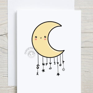 Cancer Survivor Card - End of Chemo Card Cute - Cancer Card - Chemo Card - Funny Cancer Gift - Cancer Survivor - Cancer Support Card