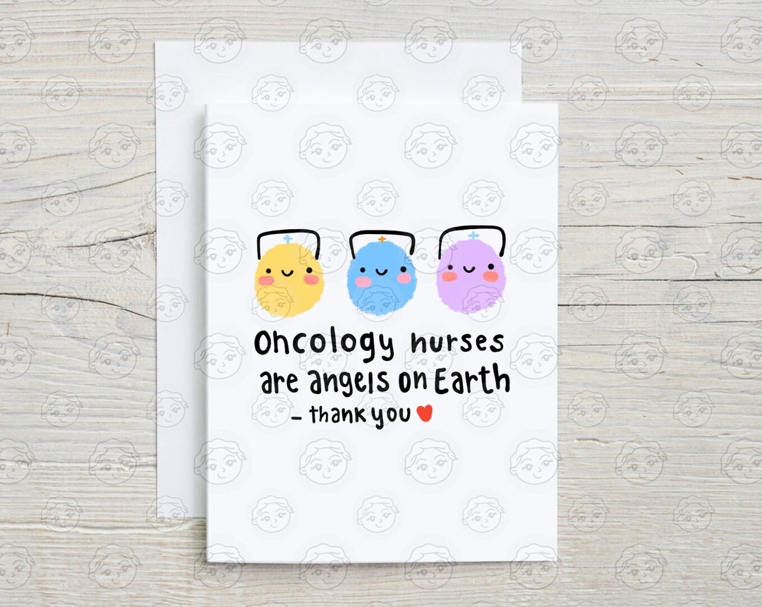 Oncology Nurse Card Card for Nurse Oncology Nurse Appreciation Nurse