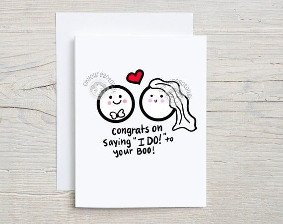Funny Wedding Card Cute Wedding Card Saying I DO to Your - Etsy Australia Funny Wedding Card Cute Wedding Card Saying I DO to Your - Etsy Australia