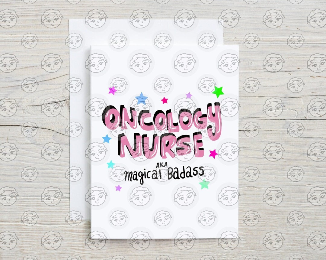 Oncology Nurse Thank You Card Funny Nurse Thank You Gift Etsy