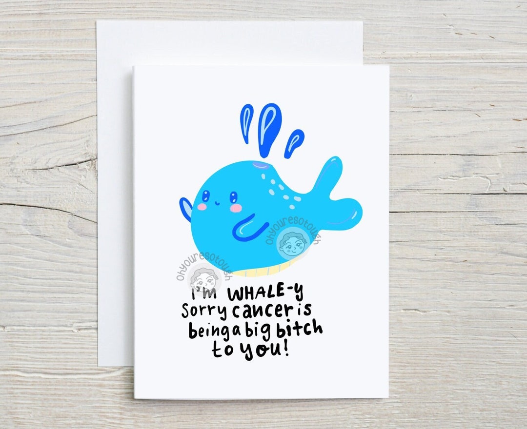 Funny Cancer Card - Cancer Greeting Card - Funny Cancer Gift - Cancer ...
