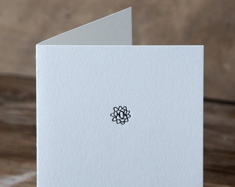 Gift Bow Letterpress Card | Howl Paper Studio