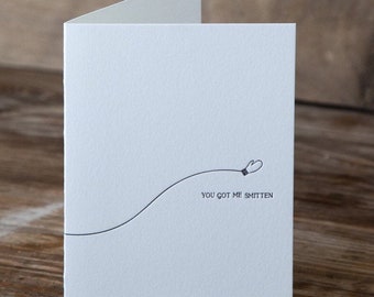 You've Got Me Smitten Holiday Letterpress Card | Howl Paper Studio