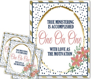 LDS Ministering Handout, Relief Society Handout, Ministering Printables,  Ministering Cards, LDS Ministering Interviews, RS Handout
