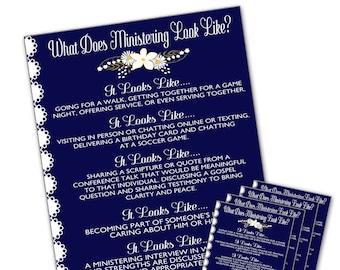 LDS Ministering Handout, Relief Society Handout, Ministering Printables,  Ministering Cards, LDS Ministering Interviews, RS Handout