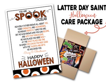 LDS Missionary Halloween Package, Printable Missionary Halloween Package, LDS Missionary Mom, LDS Missionary Package, Missionary Mail,