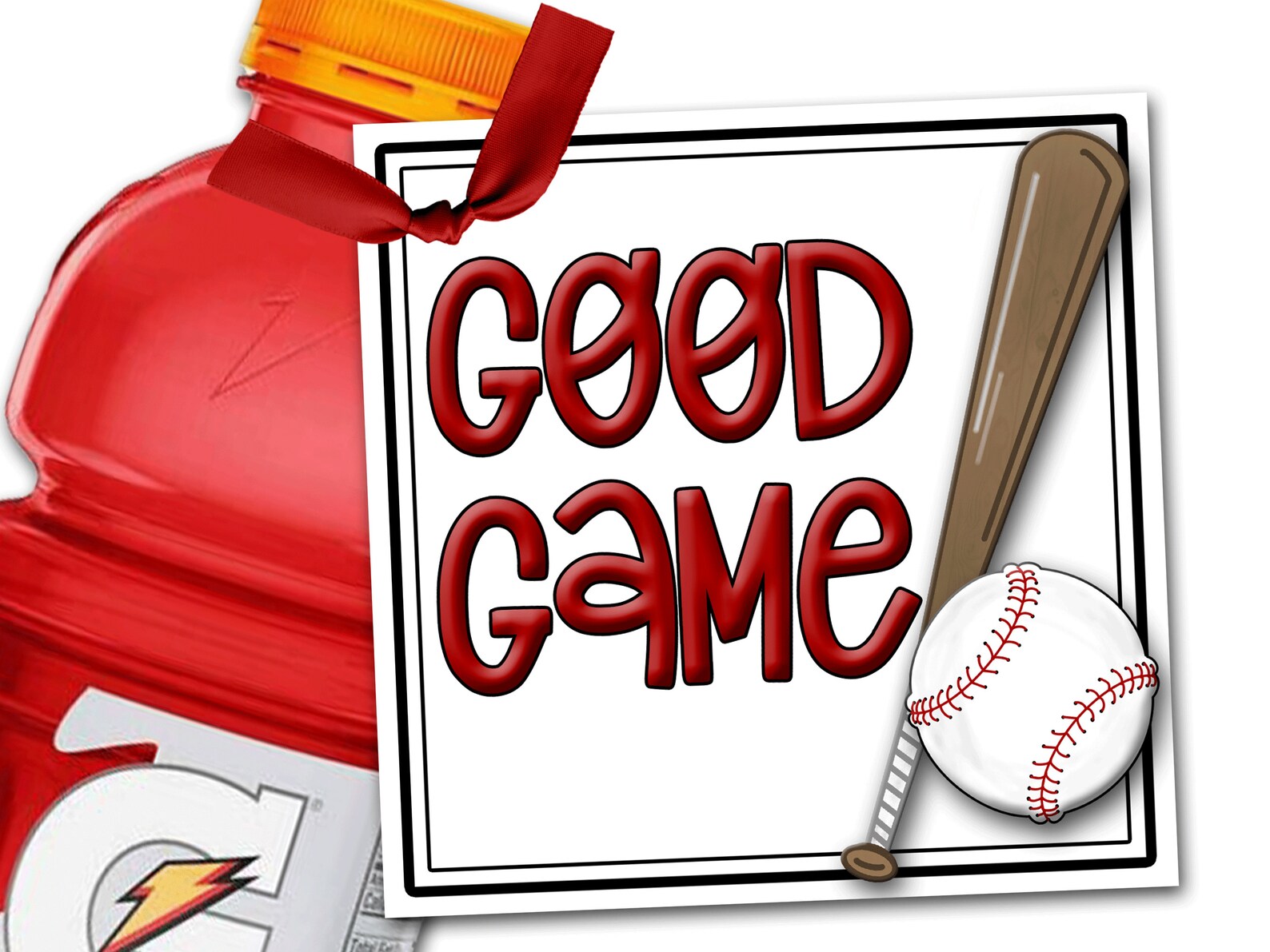 Baseball Treat Tags Baseball Good Luck Favor Tags Good Game Etsy