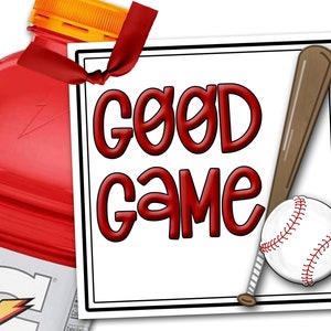 Baseball Treat Tags, Baseball Good Luck Favor Tags, Good Game, Baseball Game Treat Tag, Treat Tag, Baseball Turnier, Baseball Druckbar