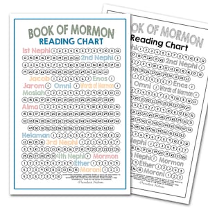 Tableau de lecture du Livre de Mormon, Tableau de lecture imprimable du Livre de Mormon, Document à distribuer du Livre de Mormon, Téléchargement instantané imprimable, Affiche de lecture