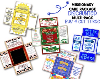 LDS Missionary Care Package, Printable Missionary Box Decorations, Missionary Mail, Missionary Gift, LDS Missionary Package, Discounted Set