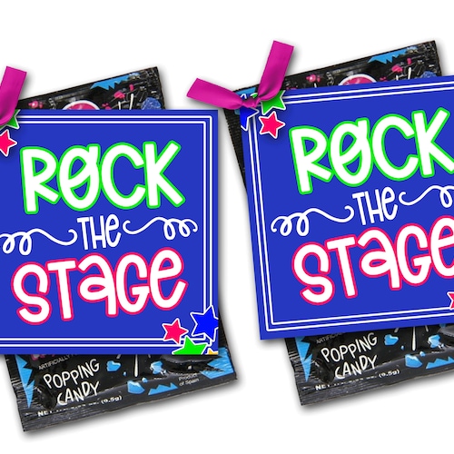 Dance Competition Treat Tags Cheerleading Good Luck Favor - Etsy