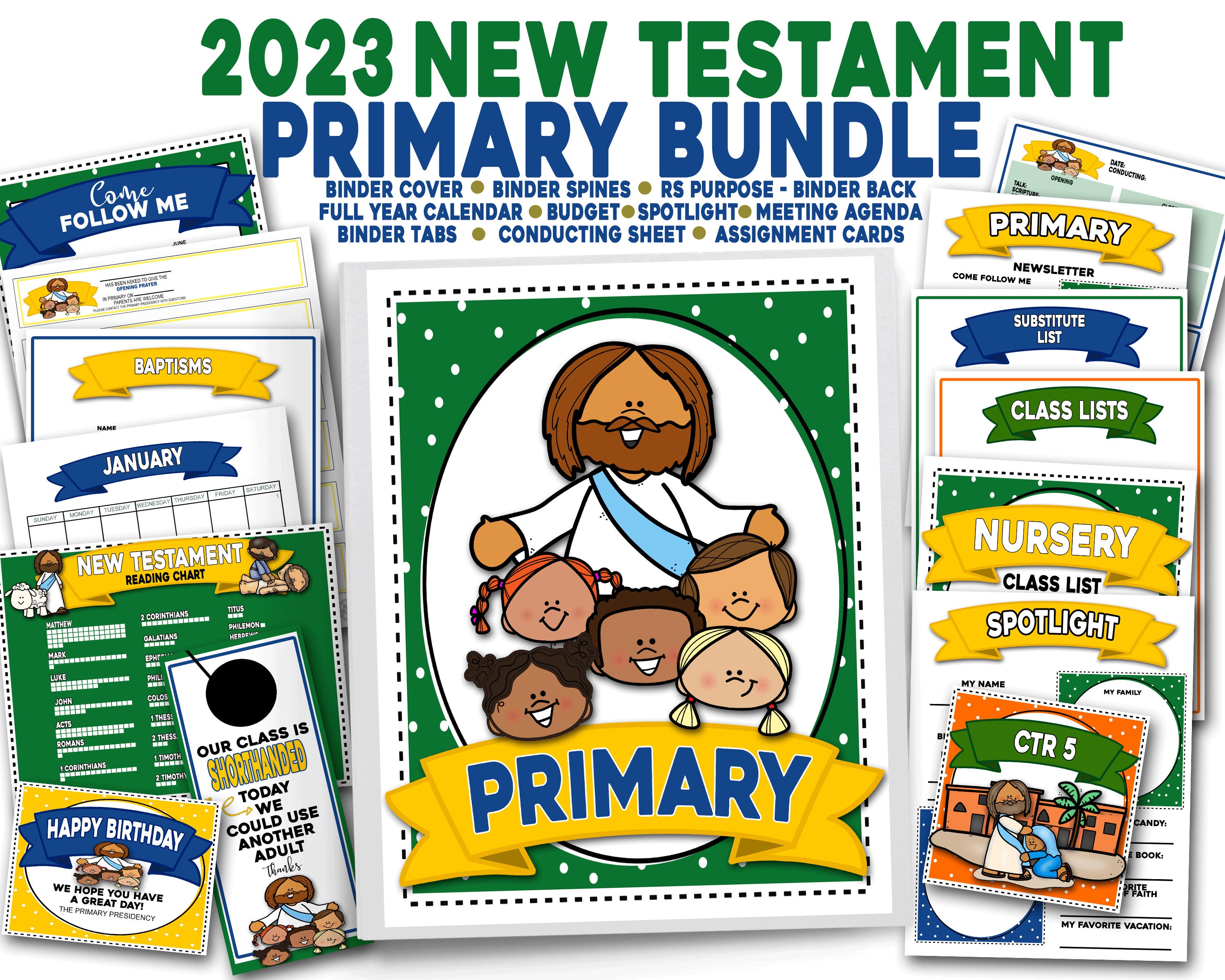 2022 Old Testament: Coloring Kit - The Red Headed Hostess