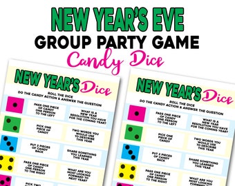 New Year's Eve Group Party Game, Family Friendly New Year's Games, New Year's Eve Party Games, Easy Party Games, New Year's Eve Activities