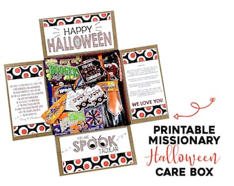 Paquete de Halloween Misionero SUD, Paquete de Halloween Misionero Imprimible, Mamá Misionera SUD, Paquete Misionero SUD, Correo Misionero,