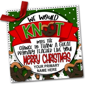 Regalo de Navidad para maestros de primaria, regalo de Navidad para maestros de primaria SUD, agradecimiento para maestros de Navidad, regalo de maestros de primaria, etiquetas de regalo imprimibles