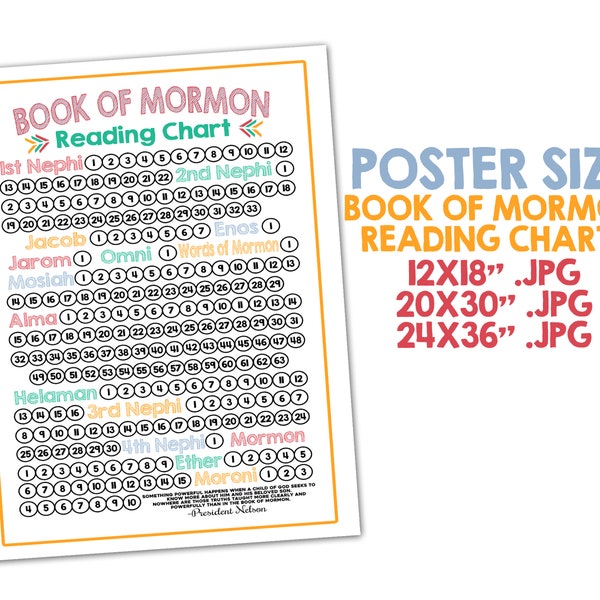 Printable Book of Mormon Stickers - Etsy
