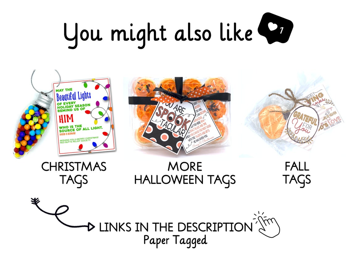 Autumn Ministering Idea Printable Ministering Tag LDS - Etsy