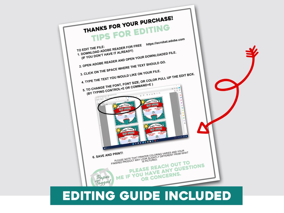 Fish Extender Cabin Gift Exchange Cruise Gift Exchange Tags Etsy