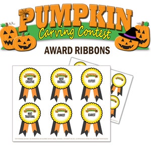Pumpkin Carving Contest Printable Forms Packet, Pumpkin Carving Contest ...