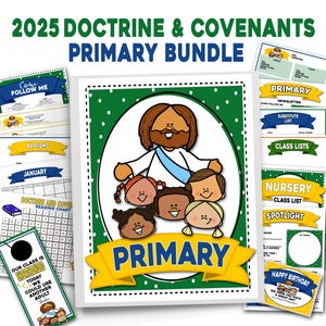 2025 Primary Planner, Editable Primary Binder, Primary Binder 2025, Primary Presidency Binder, Come Follow Me, Doctrine and Covenants