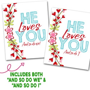 Valentines Ministering Gift, February Ministering Card, Ministering Handout, Ministering Idea, LDS Ministering Gift Idea, Printable Tag image 3