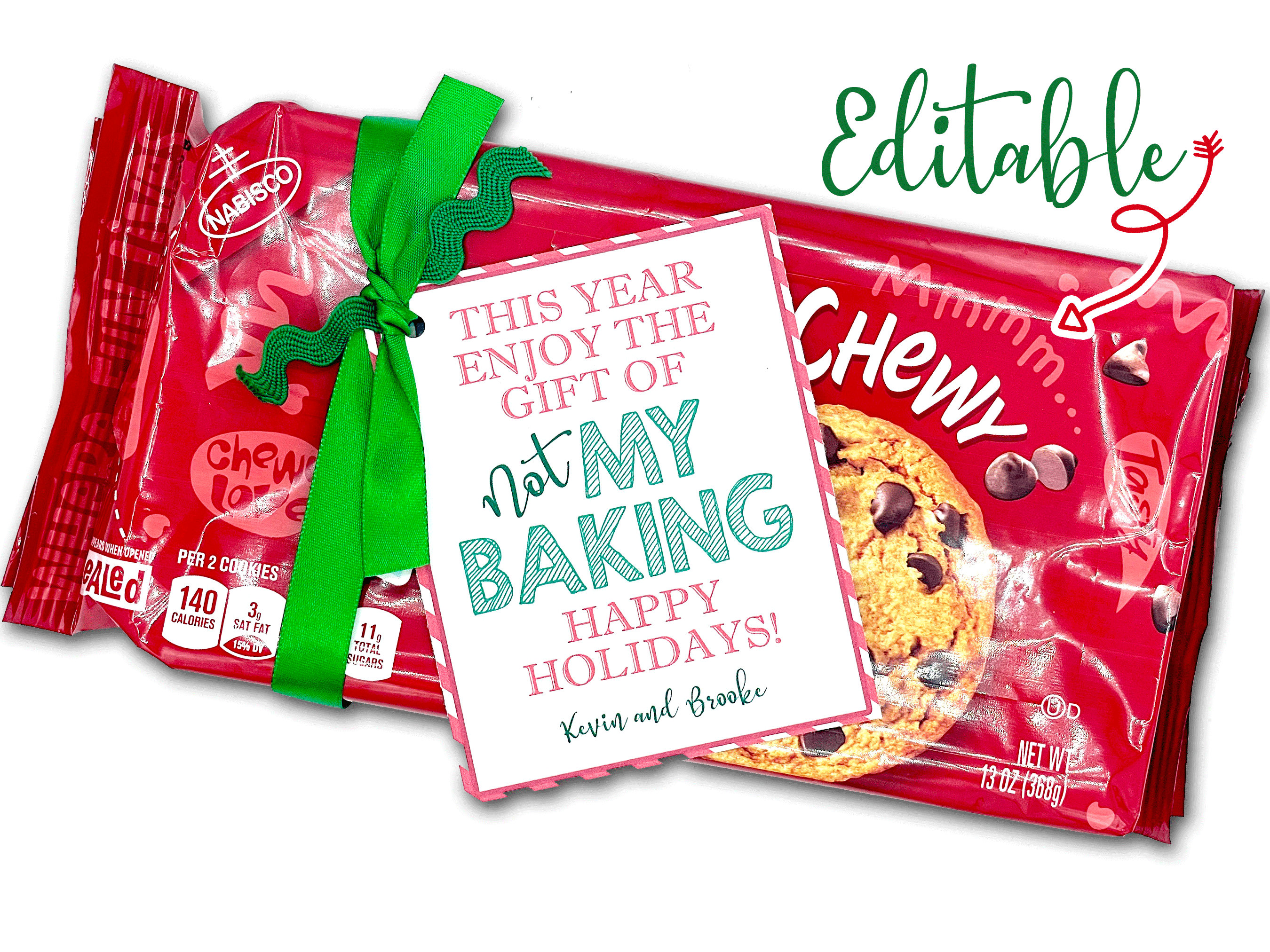 Easy Neighbor Gifts under $5 with Free Festive Gift Tags - Design Dazzle