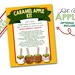Caramel Apple Kit Printable Tags Caramel Apple Gift Tags - Etsy