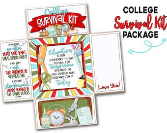 College Survival Kit Care Paket, College Care Paket, College Student Survival Kit Paket, College Care Paket, Care Box