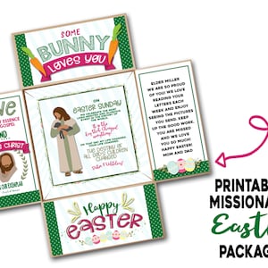 LDS Missionary Easter Care Package, Printable Missionary Easter Package, LDS Care Package, LDS Missionary Package, Easter Missionary Box