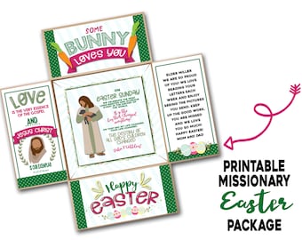 LDS Missionary Easter Care Package, Printable Missionary Easter Package, LDS Care Package, LDS Missionary Package, Easter Missionary Box