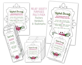 LDS Relief Society Presidency Binder Covers Printable - Etsy