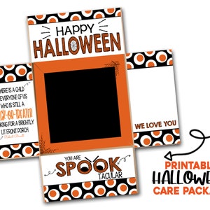 Halloween Care Package, Printable Halloween Care Package, College Student Halloween Care Package, Military Halloween Care Package, Care Box