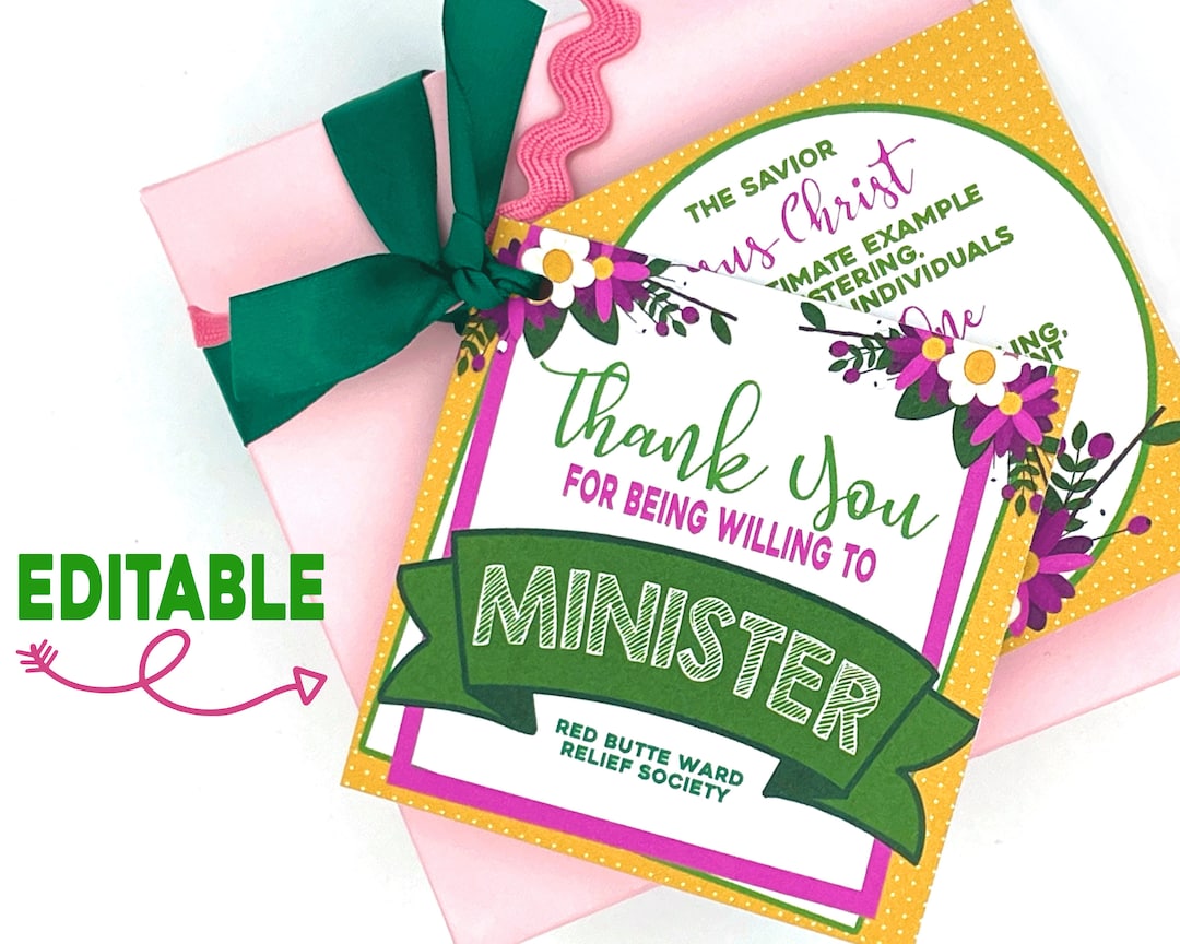Ministering Thank You, Young Women Ministering, Ministering Tag ...