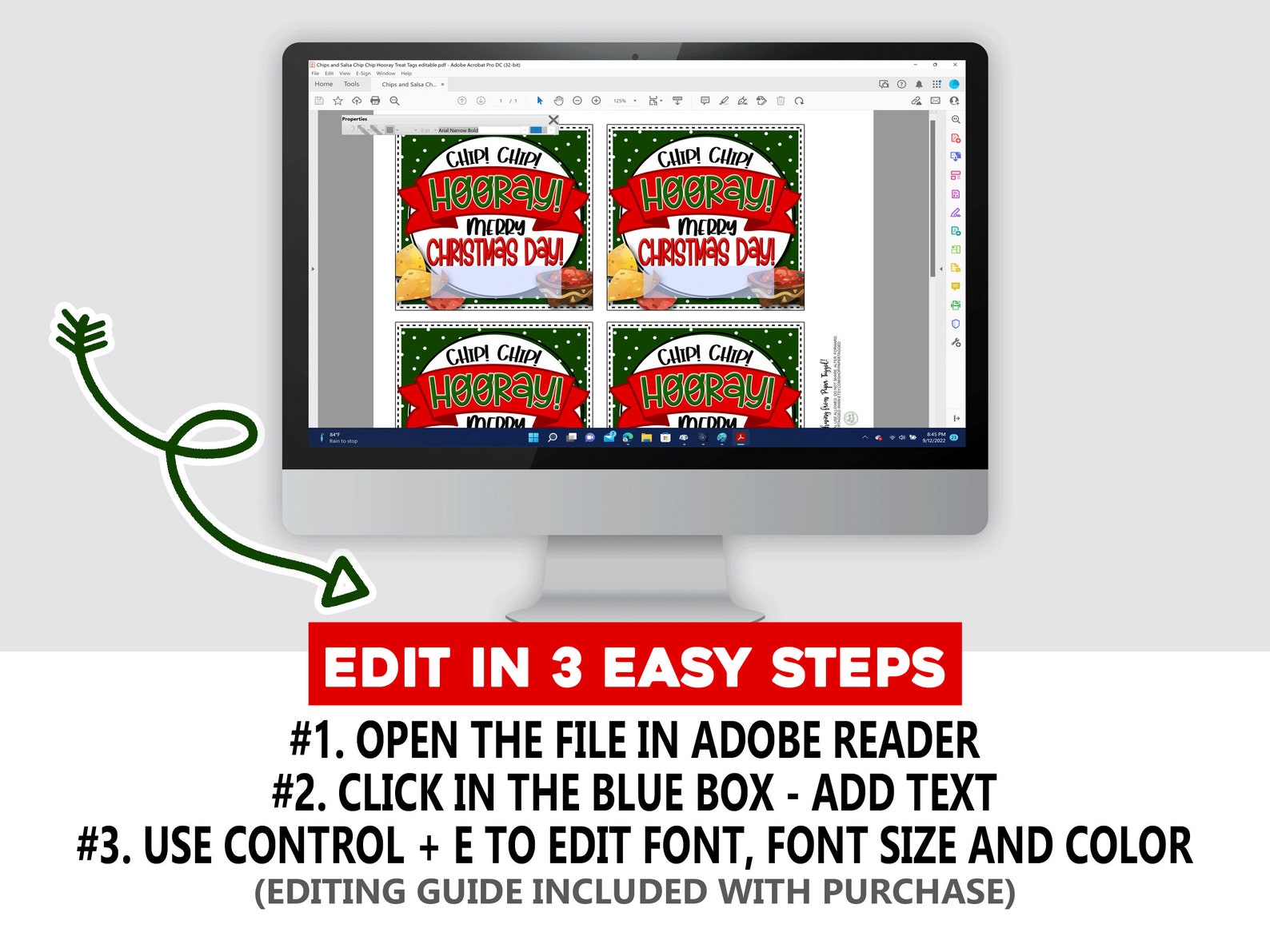 Chips and Salsa Christmas Neighbor Gift Christmas Gift Tag Etsy