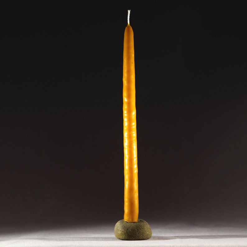 Hand Dipped Beeswax Taper Candles / Set of 16 Directly From Etsy