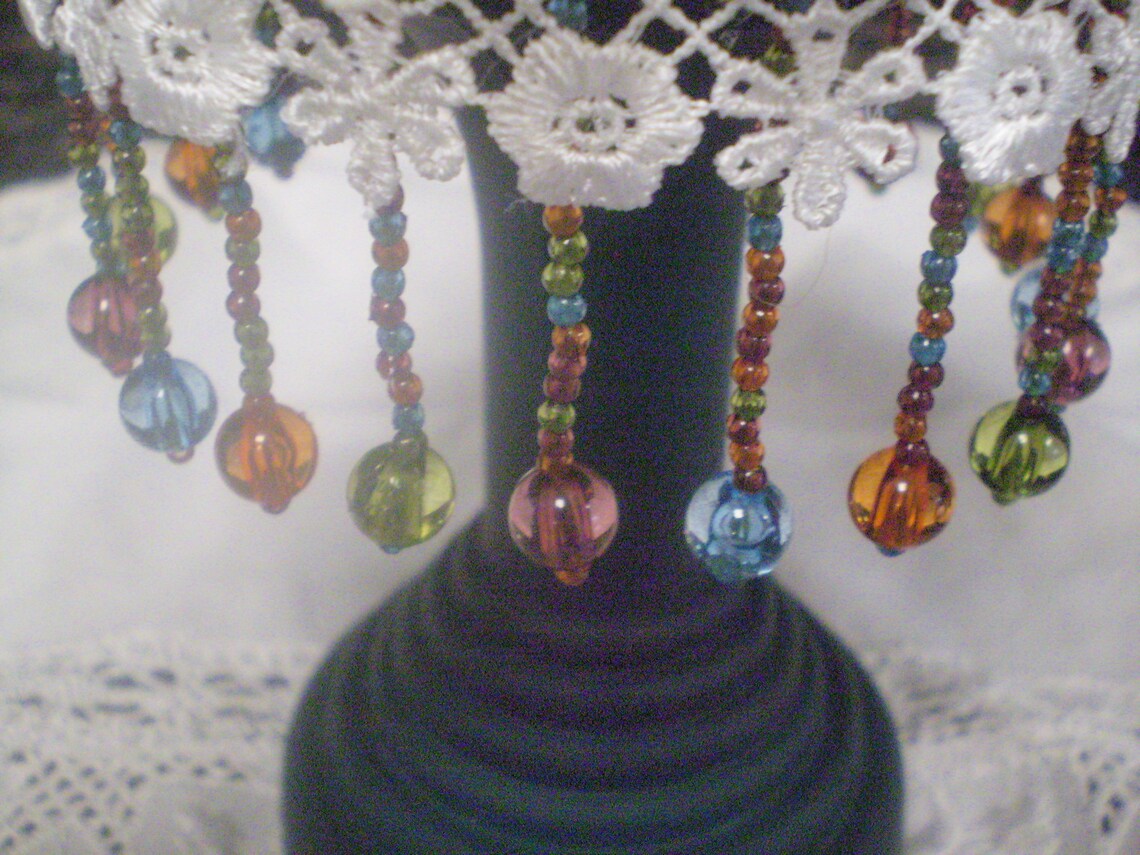 Teal Glass Candle Holder Pincushion Etsy