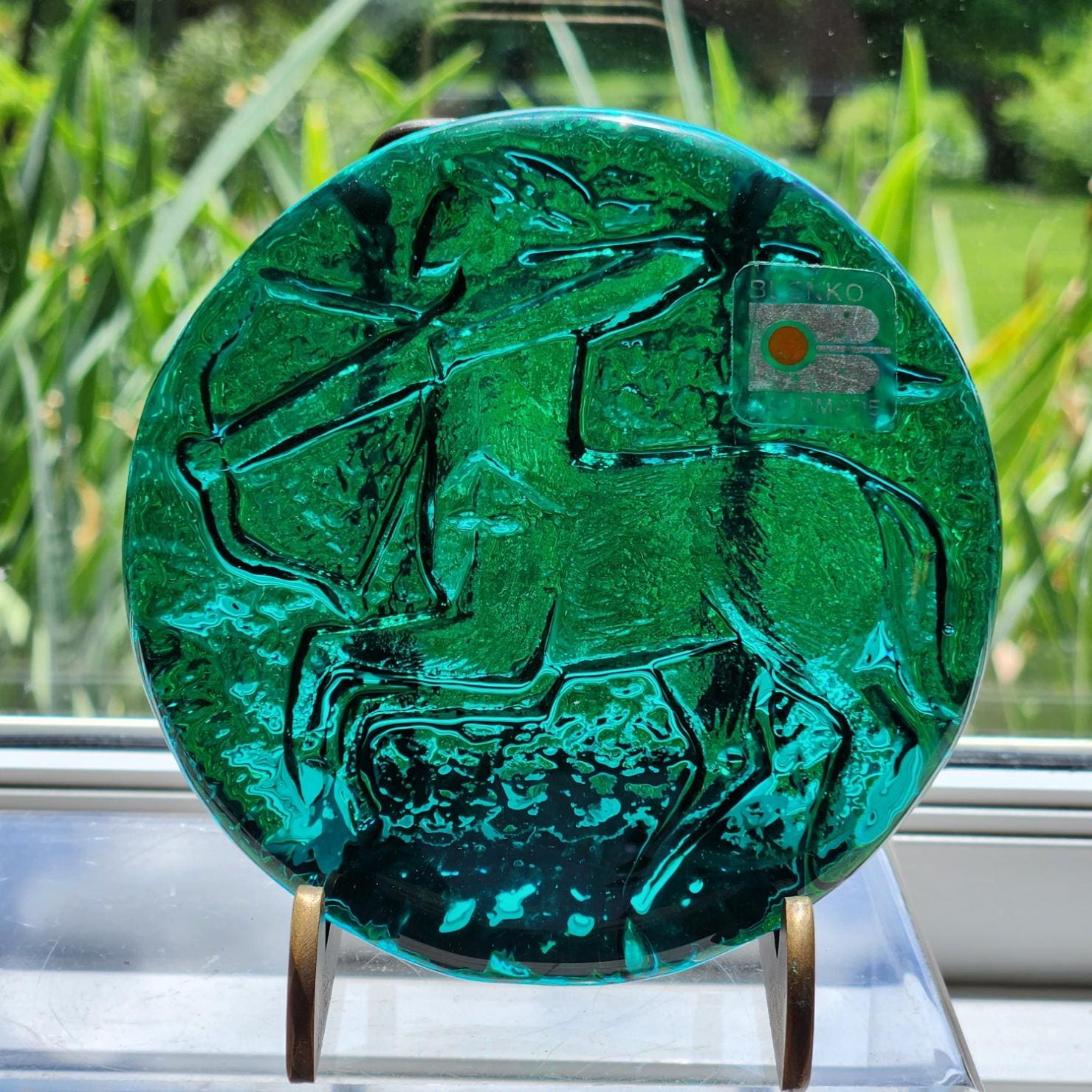 希少なヴィンテージ BLENKO ブレンコガラス 置物 手拭きガラスアメリカ雑貨 Blenko Glass - Etsy