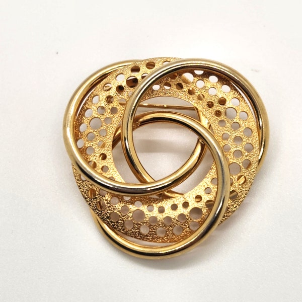 Interlocking Circles Brooch - Etsy