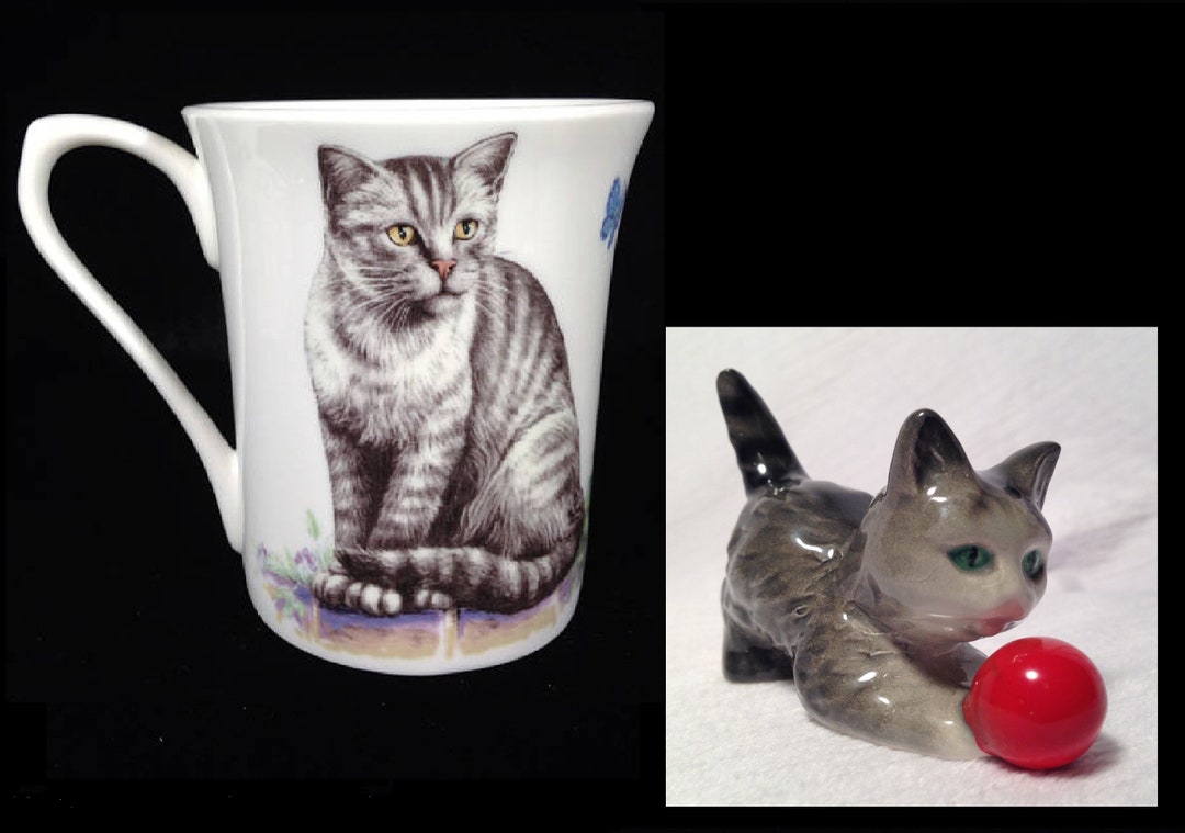 Goebel Tazza Artistica In Porcellana Fine Bone China - Spielstunde Con Gatti Che Giocano, 0,35 L