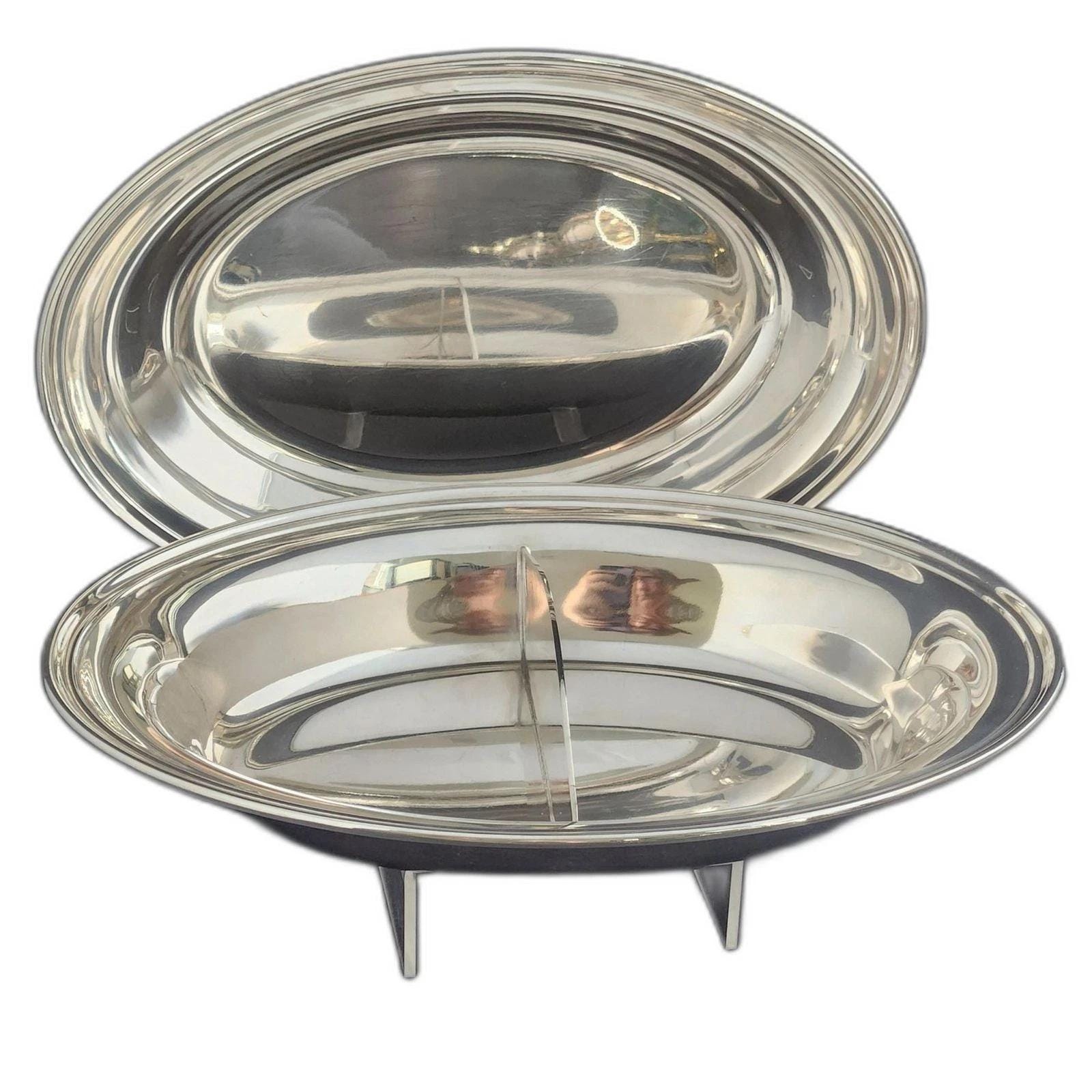 GORHAM シルバープレート 楕円形トレイ Gorham Oval Tray - Etsy