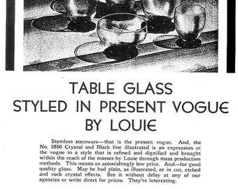 Weston / Louie Glass Hand Blown Stemless Tumbler Drinking Glasses Set -  Ruby Lane