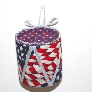 Patriotic Mini Drum Ornament-Table Décor-4th of July-Fourth-Independence Day-Fireworks-Americana-Memorial-Patriotic-Veterans
