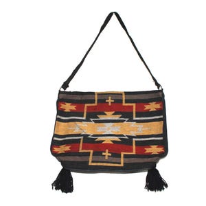 Southwestern Style Shoulder Bag-Native American purse-handbag-hand bag-Amerind-Ute Navajo-Hopi-Zuni Pueblo-amerindien-indio-handtasche