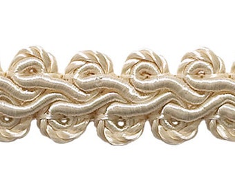 Style# FGS Color: NATURAL DecoPro 9.1 Meter Value Pack of 13mm Basic Trim French Gimp Braid 30 Ft / 10 Yards A2 Style# FGS Color: NATURAL DecoPro 9.1 Meter Value Pack of 13mm Basic Trim French Gimp Braid 30 Ft / 10 Yards A2